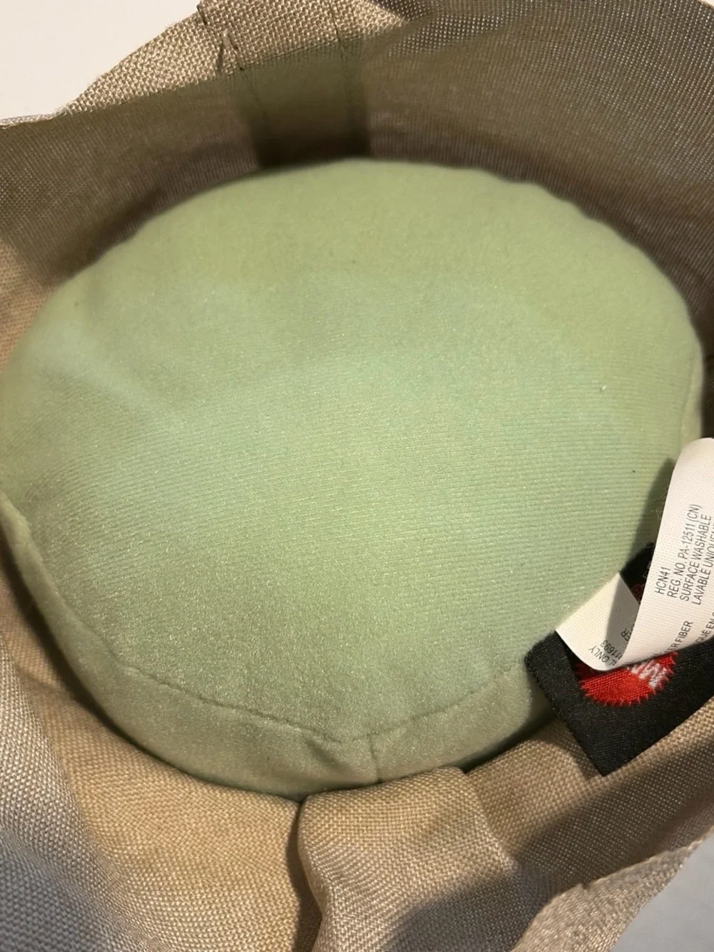 Mattel Green Grogu Plush Doll with Tan Coat
